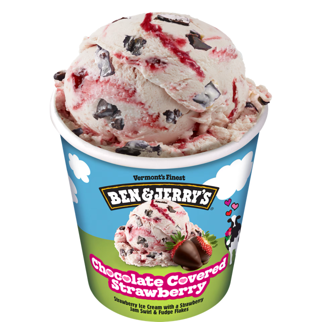 Chocolate Covered Strawberry from Ben & Jerry's