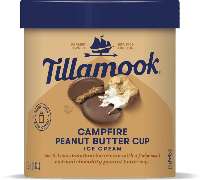 Campfire Peanut Butter Cup from Tillamook