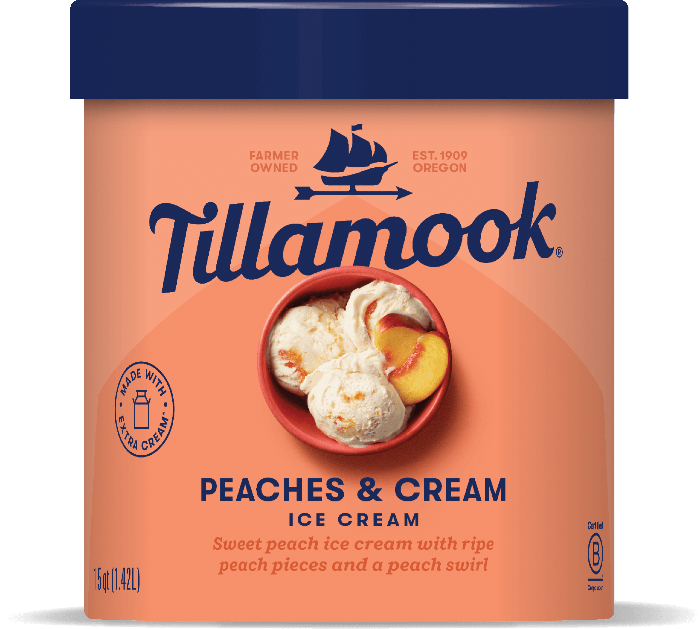 Peaches & Cream from Tillamook